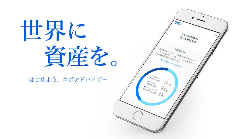 スマホで最先端の運用を！資産運用サービス「THEO」 | 面白法人カヤック